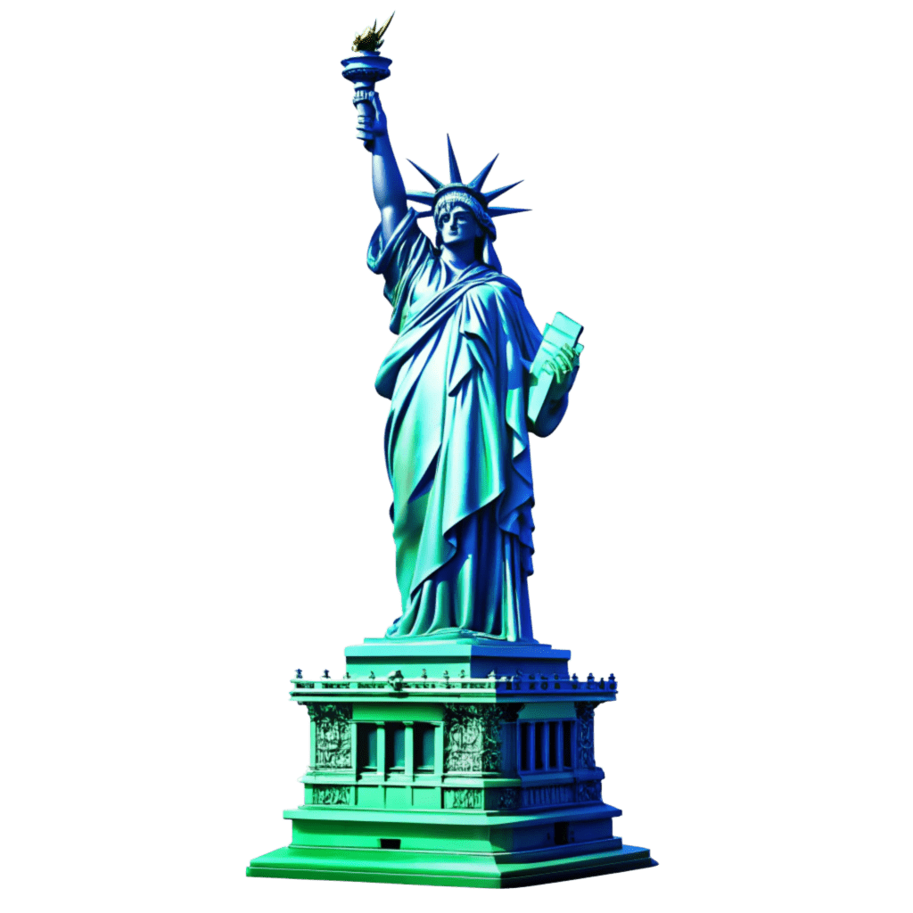 3D-модель Статуи Свободы, США ESTA